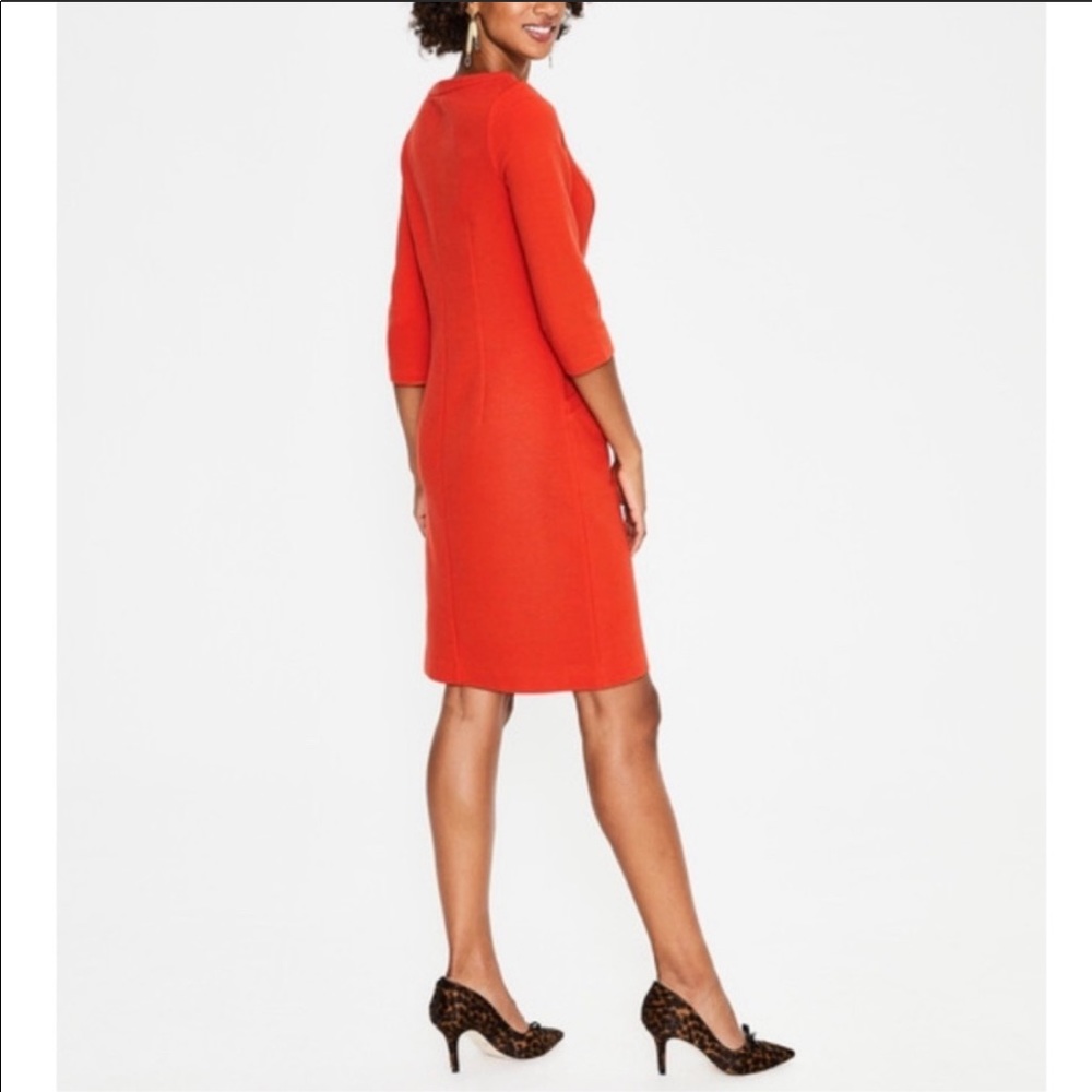 Boden Jasmine Ottoman Dress - Gladioli - Picture 5 of 7
